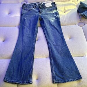 Hollister Dark Blue Flare Jeans